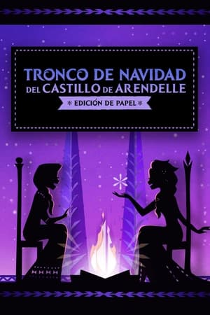 donde ver tronco navideño del castillo de arendelle: edición de figuras de papel